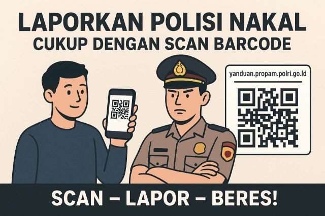 Laporkan Polisi Nakal Kini Cukup Pakai Ponsel: Aman, Cepat, dan Transparan