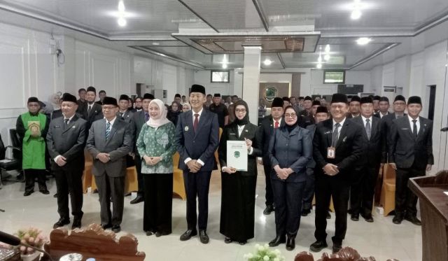 Pelantikan Awal Tahun, Bupati PALI Tekankan Integritas dan Kinerja Pejabat