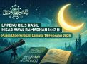 Hisab Awal Ramadhan 1447 H Versi NU, Puasa Berpotensi Dimulai 19 Februari 2026