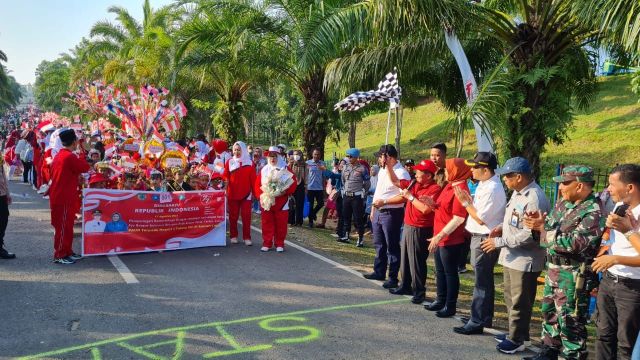 Rayakan HUT ke-77 RI, Pemkab PALI Gelar Karnaval