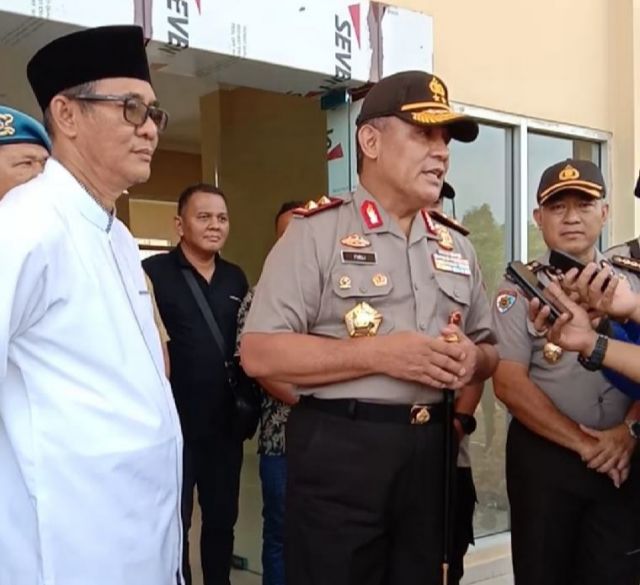 Bupati PALI Dampingi Kapolda Sumsel Tinjau Gedung Mapolres