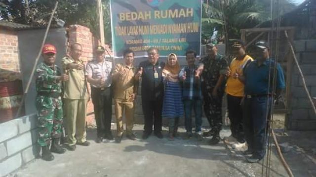 Kodim 0404 Kembali Perbaiki Rumah Warga Tak Layak Huni
