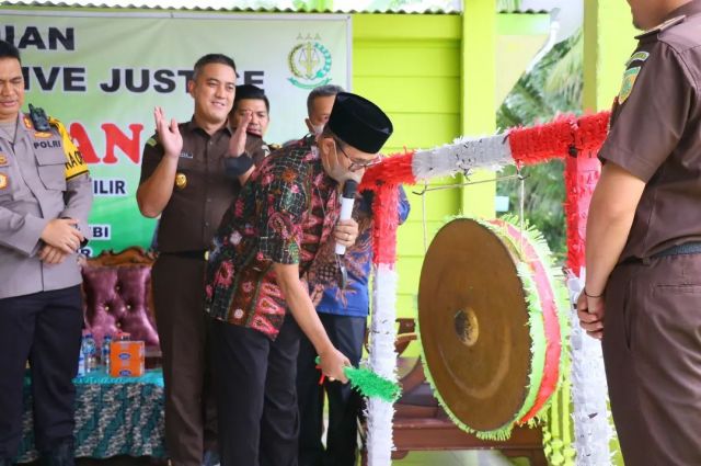 Bupati PALI Resmikan Umah Berasan, Restorative Justice