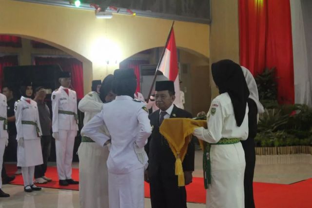 Pemkab PALI Kukuhkan Paskibraka HUT ke-77 RI