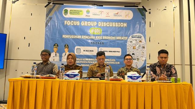 Disbudpar PALI Bentuk Komunitas Ekonomi Kreatif, Siapkan Rencana Aksi Pengembangan Daerah