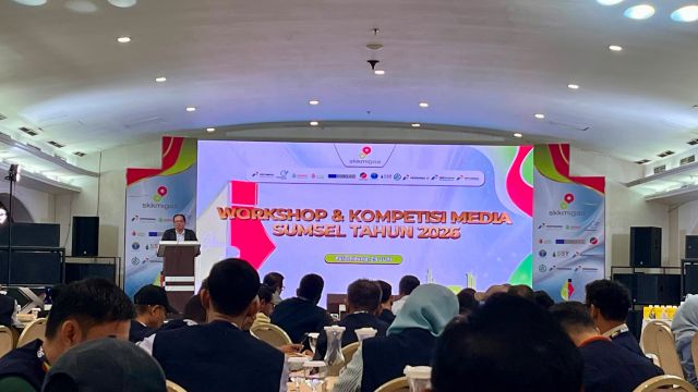 Puluhan Jurnalis Ikuti Workshop Media Sumsel 2026, AI dan Kode Etik Jadi Fokus