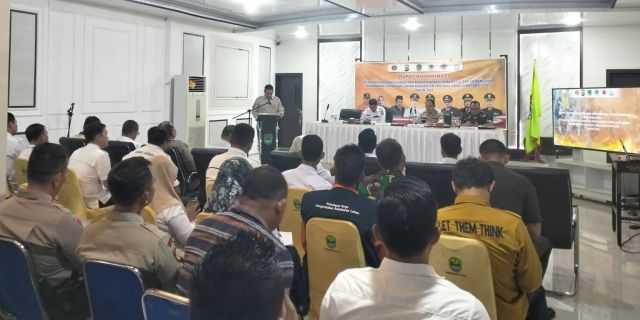 Waspadai Karhutla, BPBD PALI Tegaskan Semua Kecamatan Masuk Zona Rawan