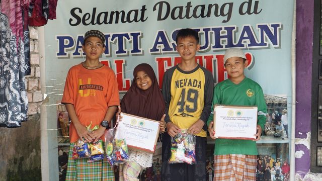 Berbagi Kebaikan di Bulan Ramadhan FKMP PALI Kunjungi Panti Asuhan Al-Fatih