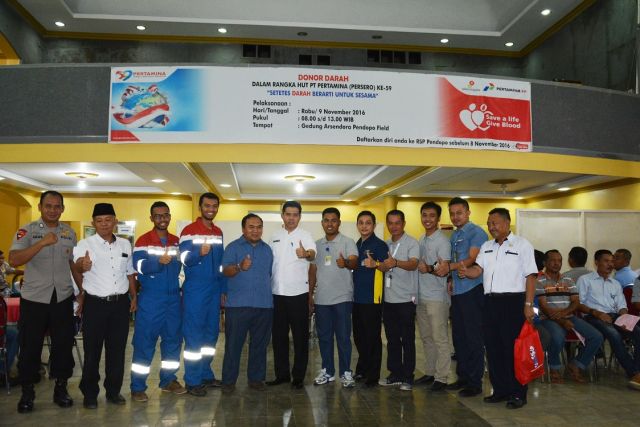Pertamina Pendopo Gelar Aksi Donor Darah