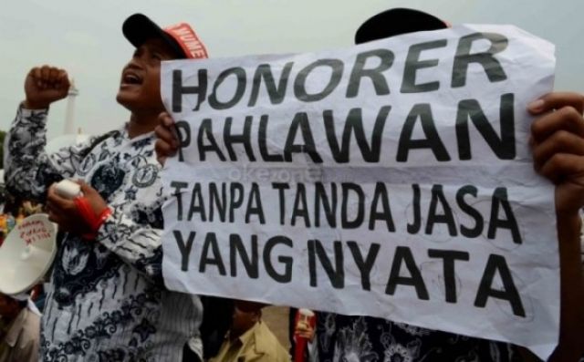 8 Bulan Belum Gajian, Guru Honor Kurangi Jam Ngajar