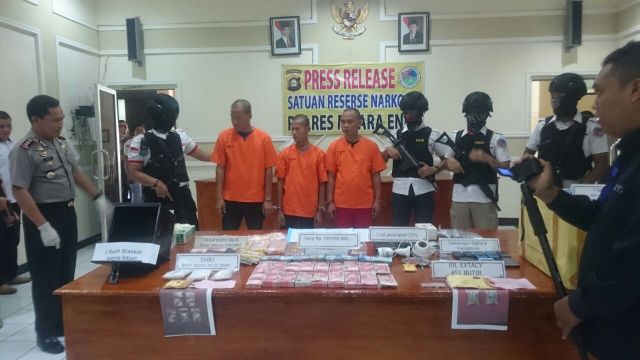 3 Bandar Besar Narkoba di PALI Kena Ringkus