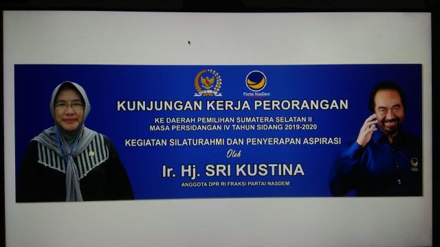 Sri Kustina Kunker ke OI, Serap Aspirasi dan Salurkan 3,5 ton Beras