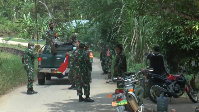 Tidak Pasang Bendera, Rumah Warga di PALI didatangi Aparat TNI