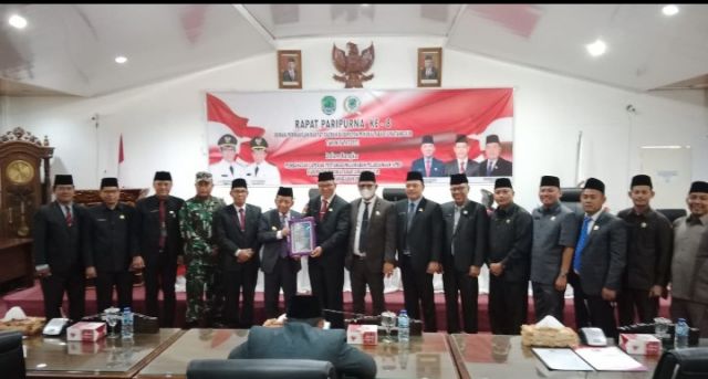 Paripurna Ke - 8, DPRD PALI Beberkan Catatan untuk Pemerintah