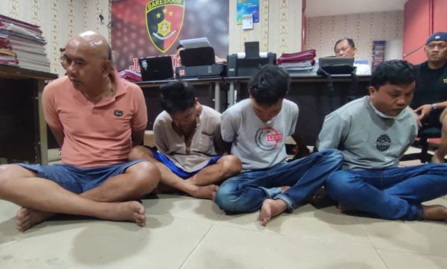 Komplotan Rampok Toko Emas di PALI diciduk Polda Sumsel