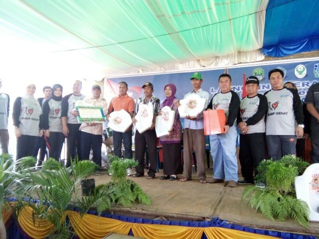 Launching Gerakan SMS dan Makan Buah, TP PKK PALI Gandeng Dinkes