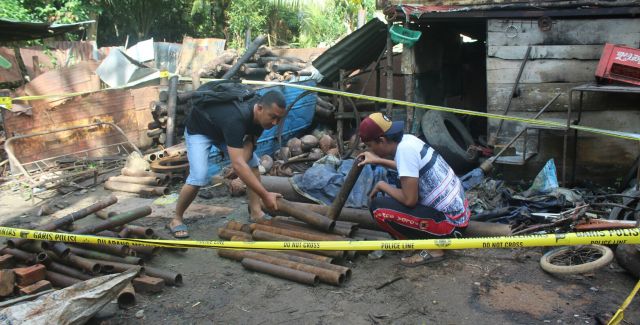 Petugas Gabungan Grebek 362 Batang Pipa diduga Hasil Curian