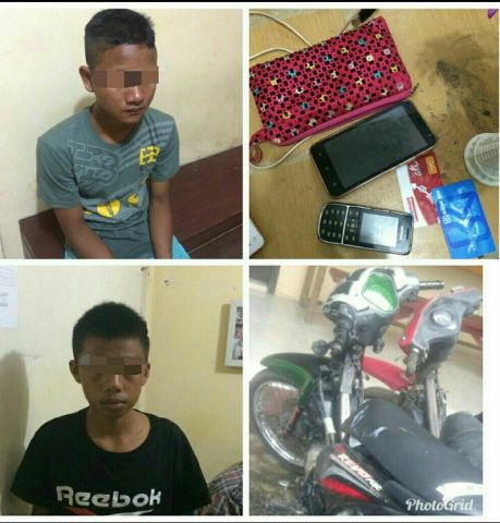 Jambret Dompet, Bocah dibawah Umur digelandang Polisi