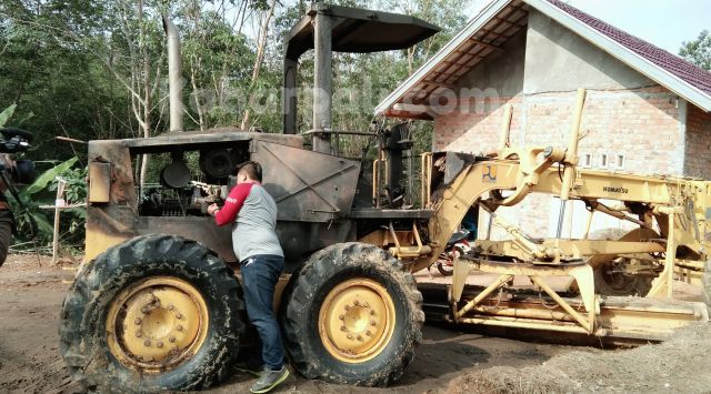 Misterius, 11 Hari Terparkir Alat Berat Pemda PALI Tiba-tiba Terbakar