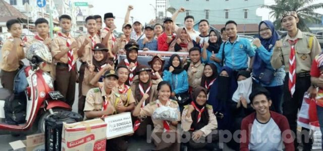 Galang Dana untuk Palu - Donggala, Pemuda PALI Kumpulkan Rp23 juta