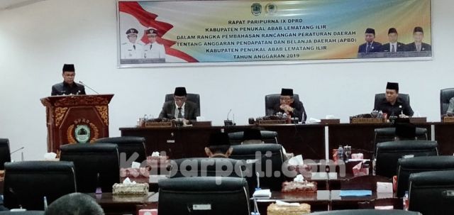 Jika 30 November Belum Sahkan APBD 2019, Bupati dan DPRD PALI Bakal Kena Sanksi