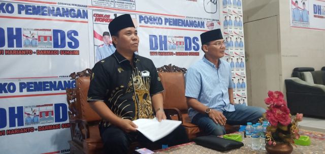 Cium Dugaan Money Politik Lawan, DHDS Gelar Prescon dan Sambangi Polres