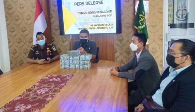 Tersangka Korupsi Titip Uang Pengganti di Kejari PALI Rp500 Juta