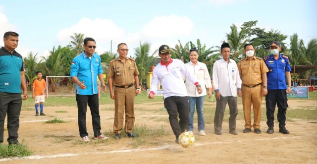Jaring Bibit Pemain Sepakbola, KNPI PALI Gelar Turnamen