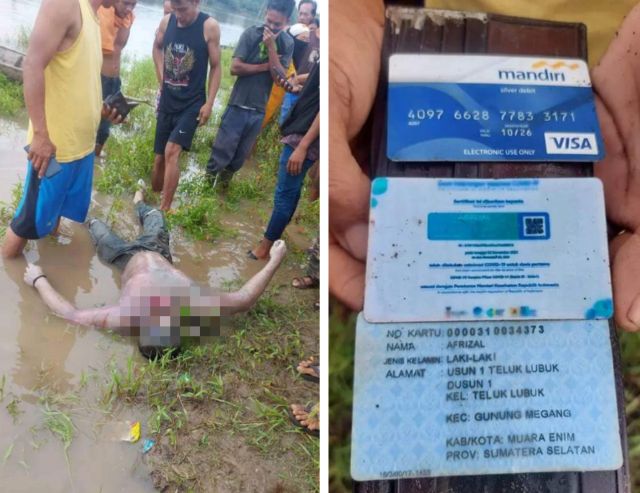 Sudah Berbau, Mayat Pria ditemukan di Sungai Lematang