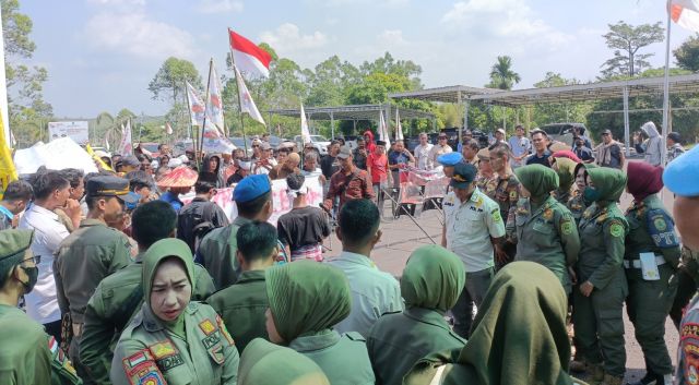 Pasca Unjuk Rasa, Massa di PALI Pastikan Kawal Aturan Bakar Lahan Tani
