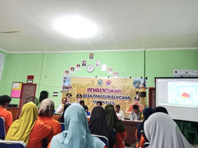 BPBD PALI Bentuk Desa Tangguh Bencana di Desa Mangku Negara Timur