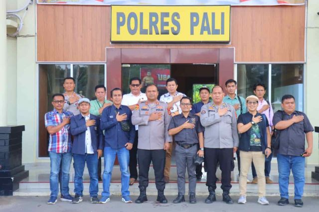 PWI PALI dan POLRI Perkuat Sinergi Lewat Audiensi Bersama Kapolres PALI