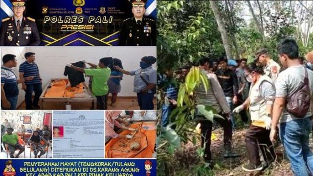Penemuan Kerangka Manusia di PALI, Diduga Korban Pembunuhan?