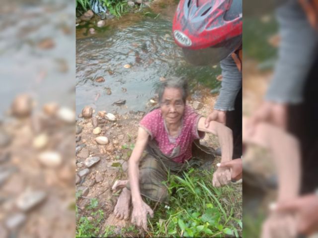 Tega! Seorang Nenek Asal PALI Telantar, ditinggalkan Anak di Dharmasraya