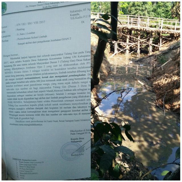 Sungai Sialang Tercemar, Warga Kesulitan Air Bersih