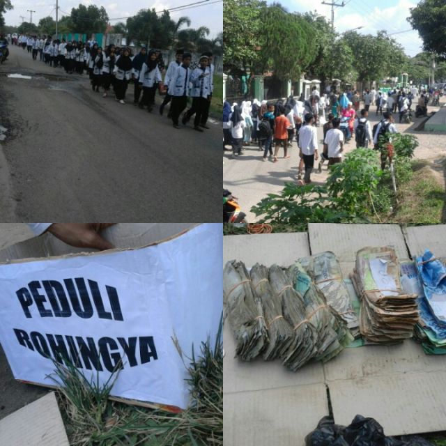 Peduli Etnis Rohingya, Warga Betung Sokongan Beri Bantuan