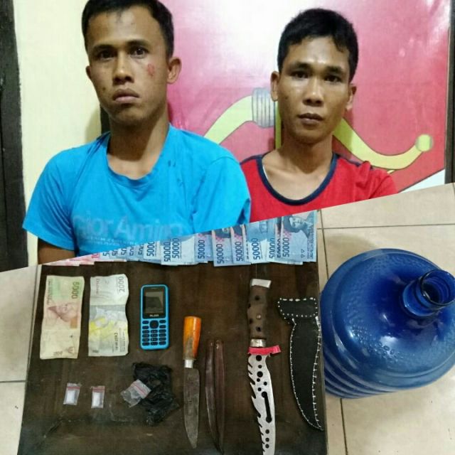 Simpan Narkoba dikontrakkan, Dua Sekawan dikarut Polisi