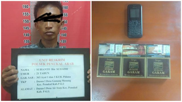 Maling Rokok 3 Bungkus + HP 'Cepek', Subianto pun 'Teobak'