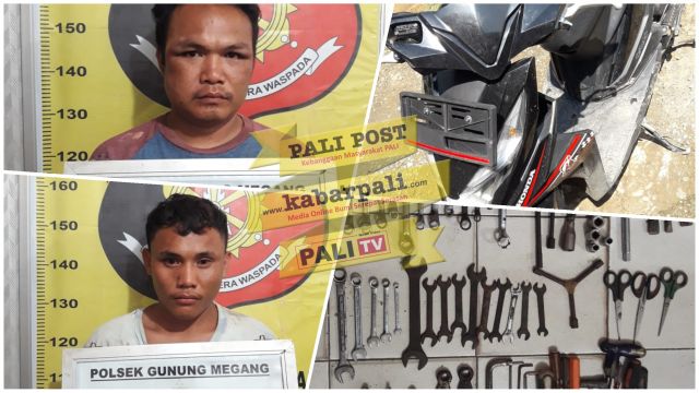 Mencuri di Ujan Mas, Dua Pemuda asal PALI ditangkap Polsek Gumeg