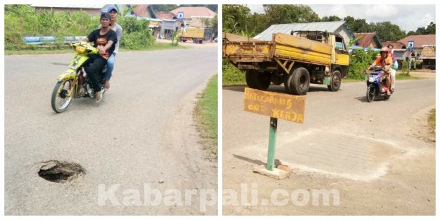Terkait Lobang di Simpang Beracung - Respon Cepat PUBM, diapresiasi Warga