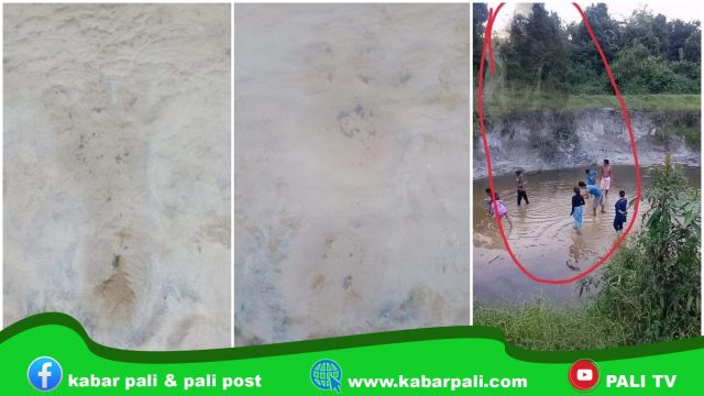 Warga PALI Heboh, ditemukan Bekas Jejak Kaki Berukuran Raksasa