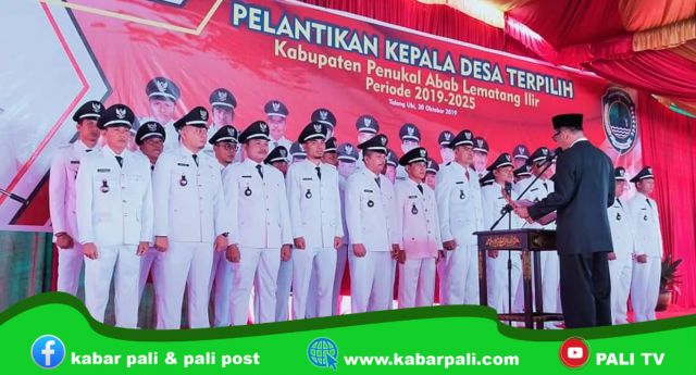 Hari ini, 24 Kades diambil Sumpah Jabatan