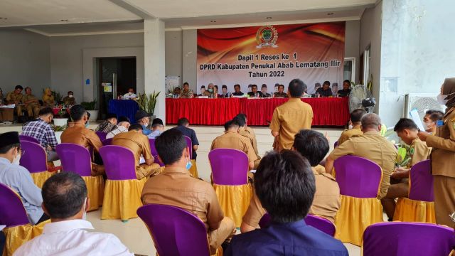 Serap Aspirasi Masyarakat, DPRD PALI Gelar Reses di 3 Dapil 