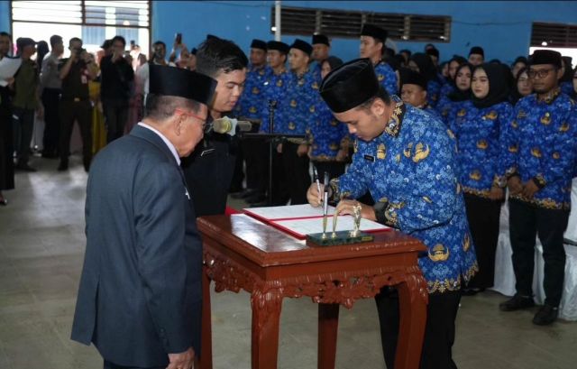 Lantik 601 Orang PPPK, Wabup PALI : Jalankan Tugas dengan Amanah!