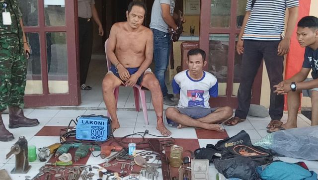 Tertangkap Tangan, Tim Keamanan Adera Field Amankan Pencuri Pipa