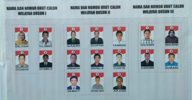Seru!! 17 Kontestan Berebut Kursi BPD Gunung Raja 
