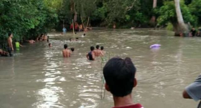 Naas, Siswi SMP Tenggelam di Sungai Sebagut