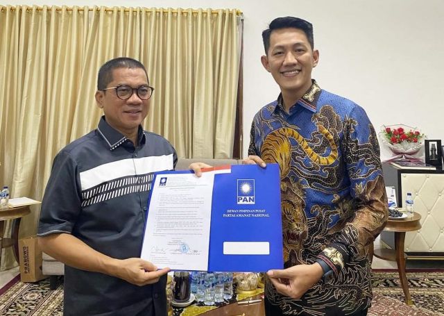 Tunjukkan Rekom PAN, Asgianto Optimis Melenggang di Pilkada PALI