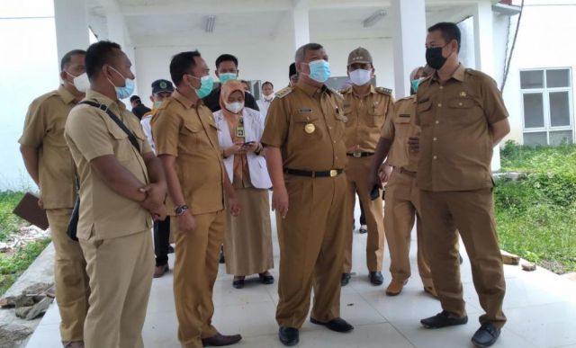 Pj Bupati PALI Tinjau RS Pratama dan Candi Bumi Ayu