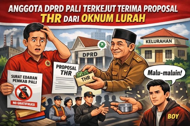 Anggota DPRD PALI Terkejut Terima Proposal THR dari Oknum Lurah